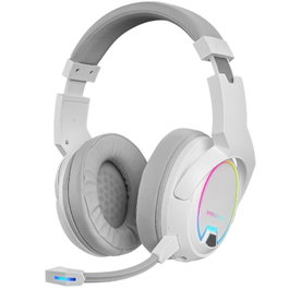 Mars Gaming MHW100 Auriculares Gaming Inalámbricos ARGB Blanco
